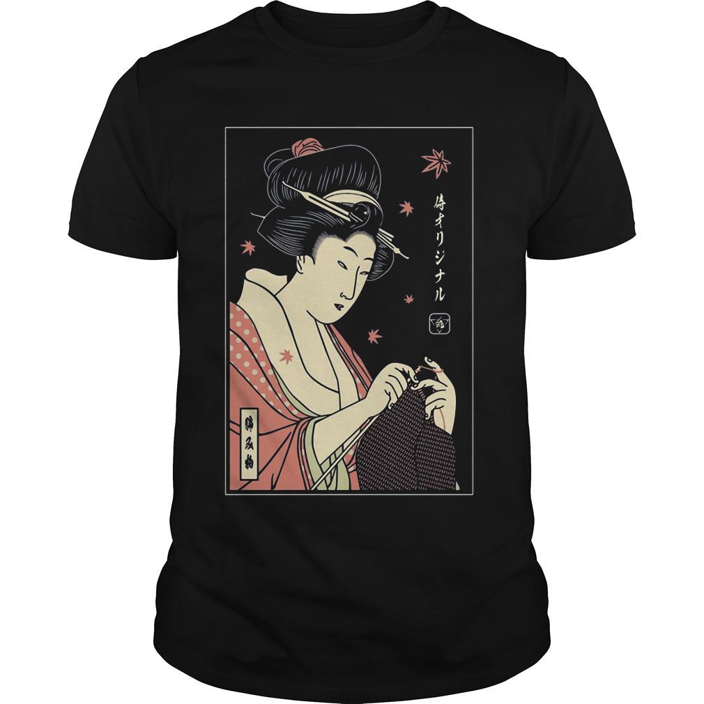 Geisha Knitting T Shirt SFA