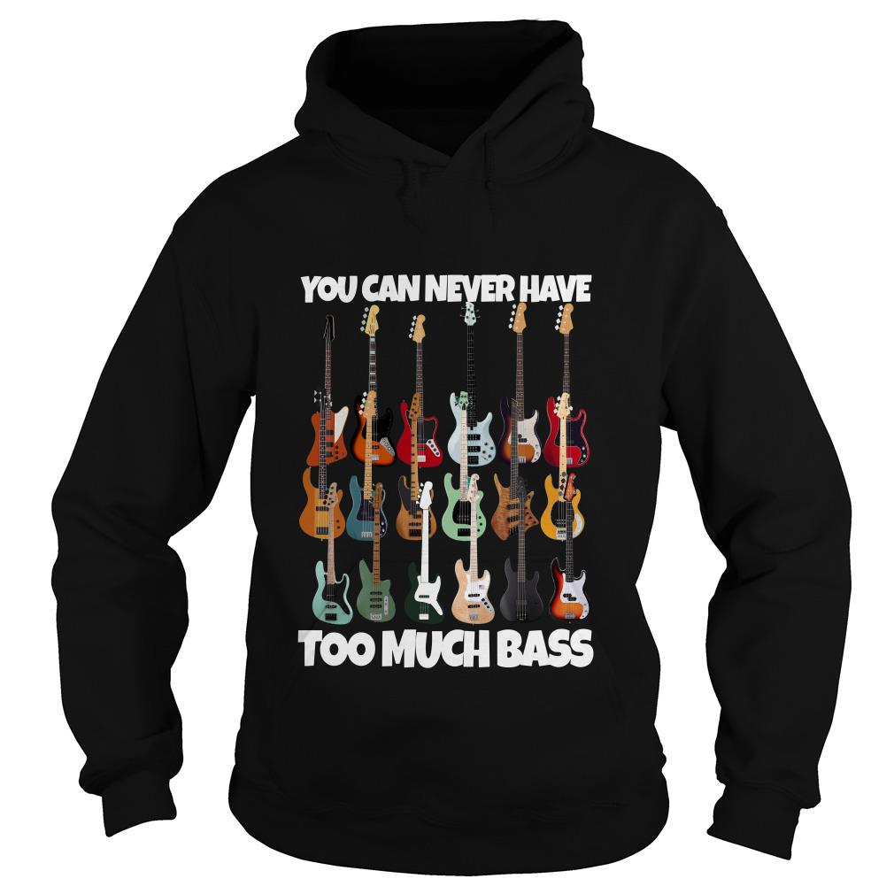 Guitar You Can Never Have Too Much Bass Hoodie SFA