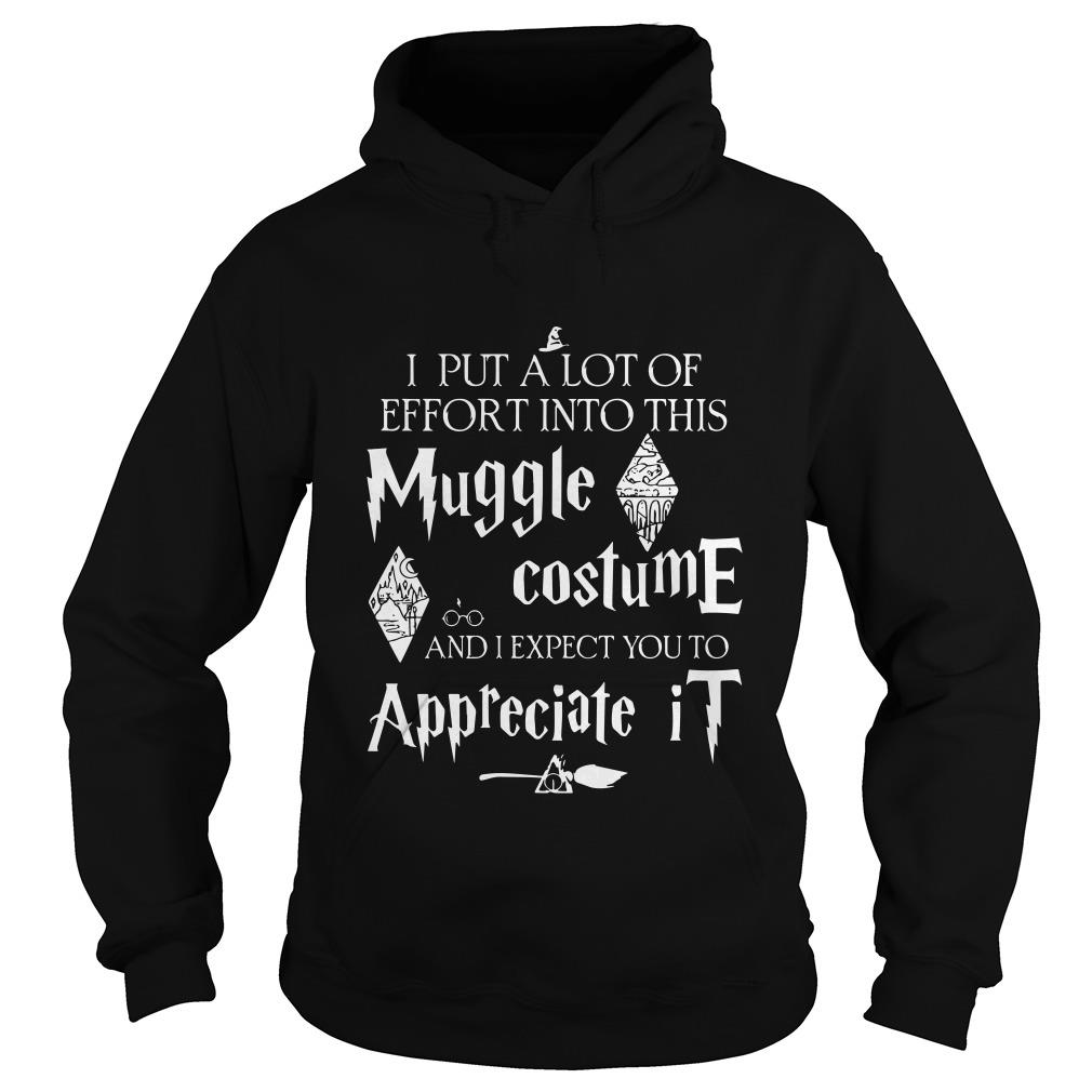 Harry Potter I Put A Lot Of Effort Into This Muggle Costume Hoodie SFA