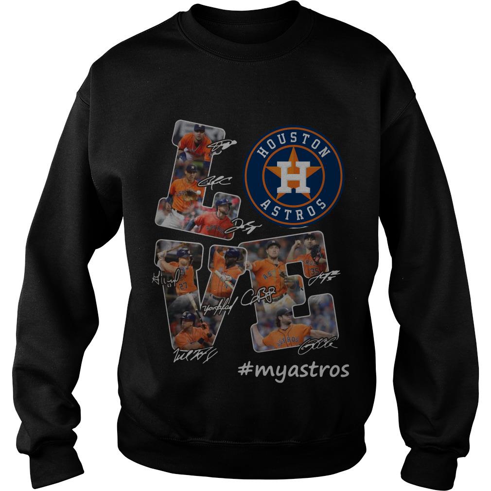 Houston Astros Love ‘myastros Signatures Sweatshirt SFA