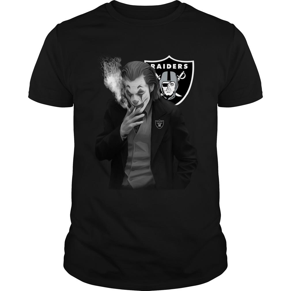 Joker Ha Ha Ha Oakland Raiders T Shirt SFA
