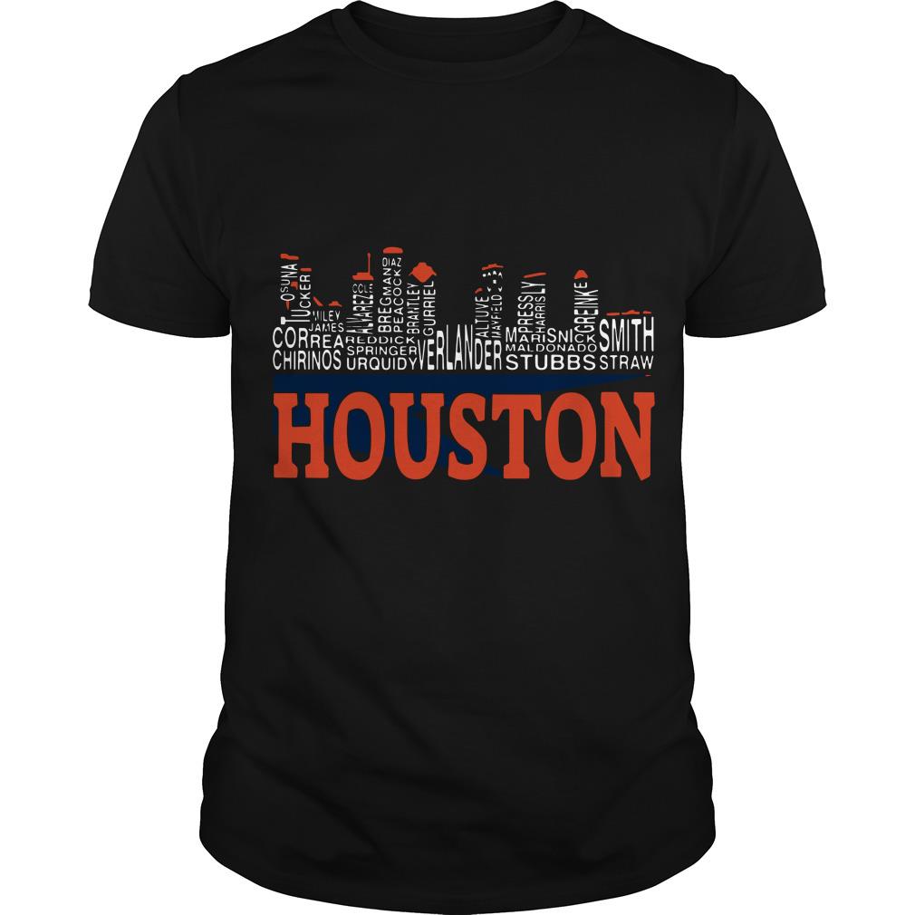 List Name Houston City T Shirt SFA