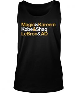 Magic & Kareem Kobe & Shaq Lebron & Ad Tank Top SFA