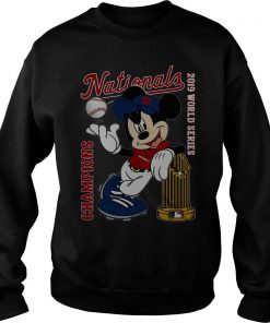Mickey Mouse Washington Nationals 2019 World Series Champions Sweatshirt SFA