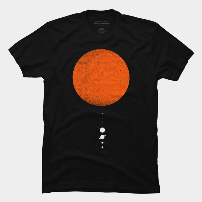Minimal Solar System T Shirt SFA