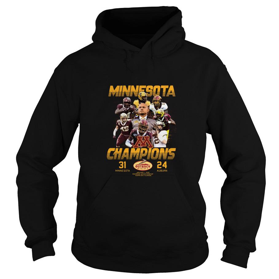 Minnesota Golden Gophers Champions Outback Bowl Hoodie SFA