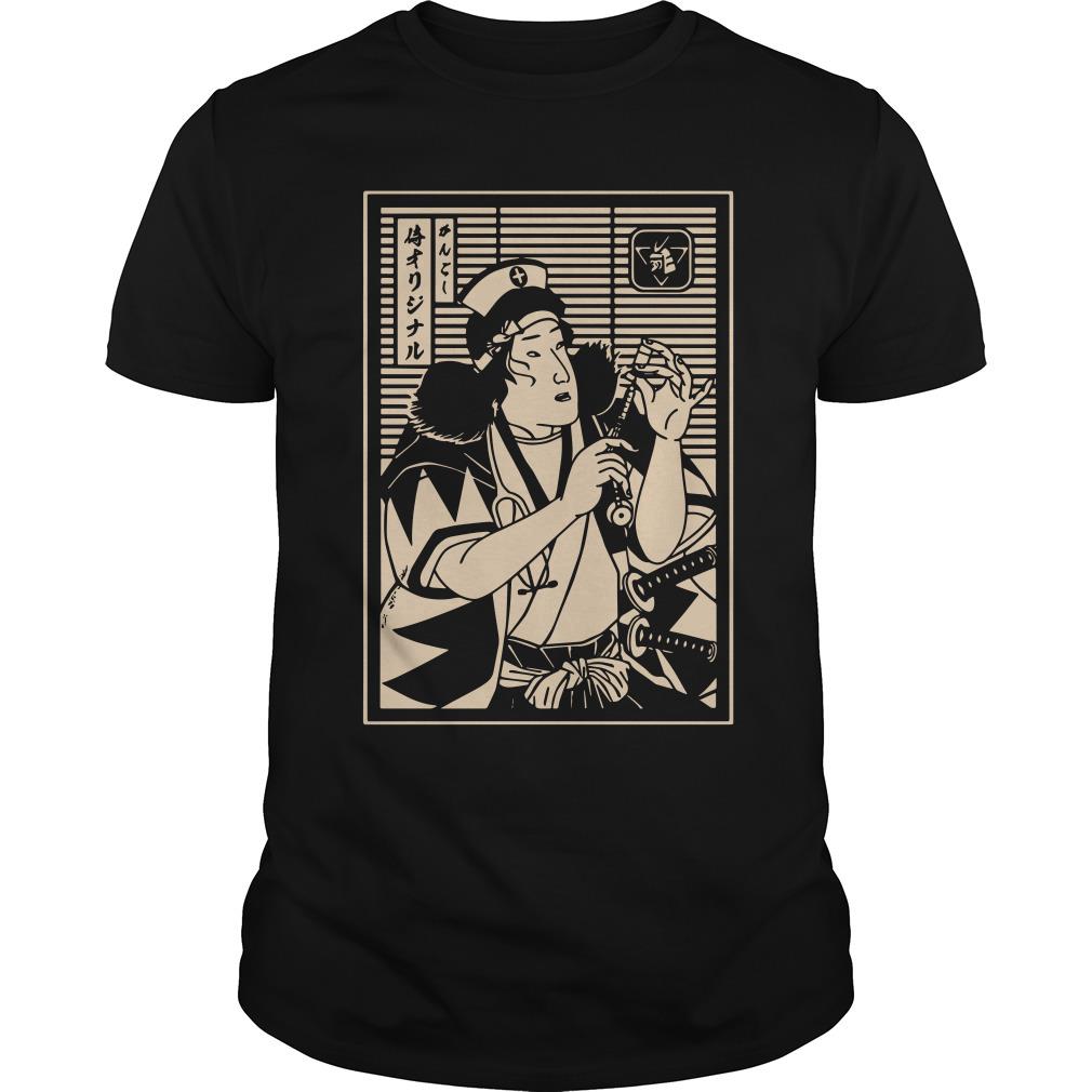 Nurse Samurai T Shirt SFA