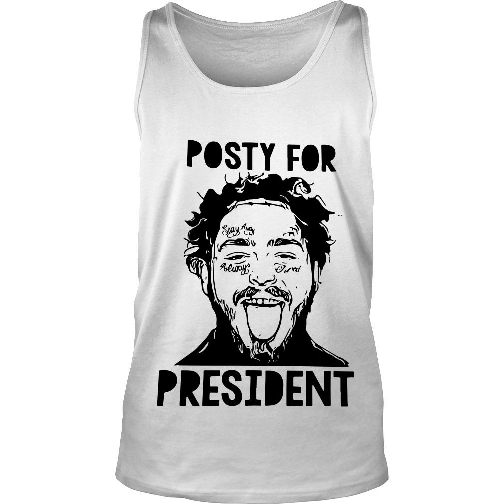 Post Malone Posty For President Tank Top SFA