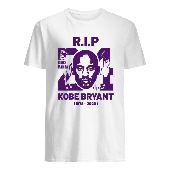 RIP Black Mamba Kobe Bryant (1978-2020) T Shirt SFA
