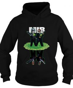 Rick And Morty Men In Black Crossover Reflection Water Mirror Hoodie SFA