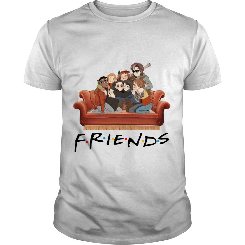 Stranger Things Characters Tv Show Friends T Shirt SFA