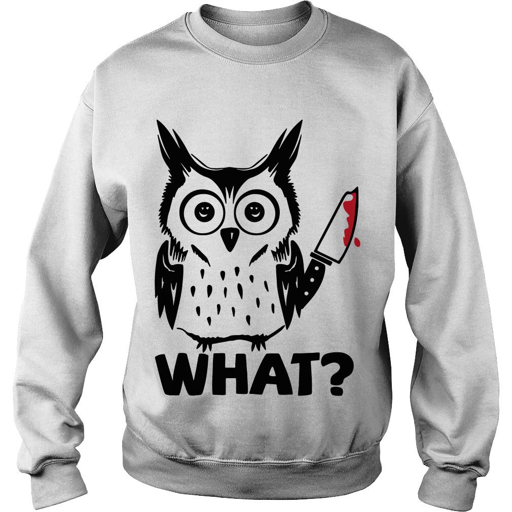 What Owl Michael Myers Sweatshirt SFA