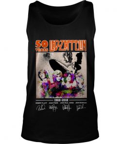 50 Years Of Led Zeppelin Signatures Tank Top SFA