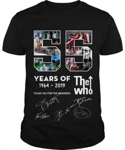 55 Years Of The Who Thank You For The Memories Signature T Shirt SFA