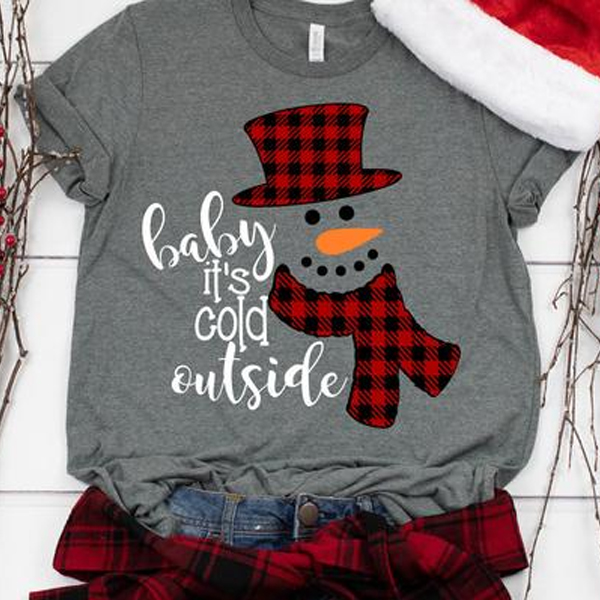 Baby It’s Cold Outside t shirt F07