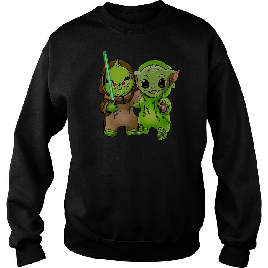 Baby Yoda And Baby Grinch Sweatshirt SFA