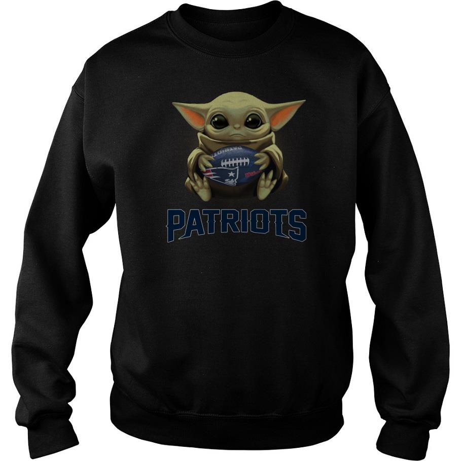 Baby Yoda Hug New England Patriots Sweatshirt SFA