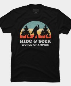 Bigfoot Hide And Seek World Champion T Shirt SFA