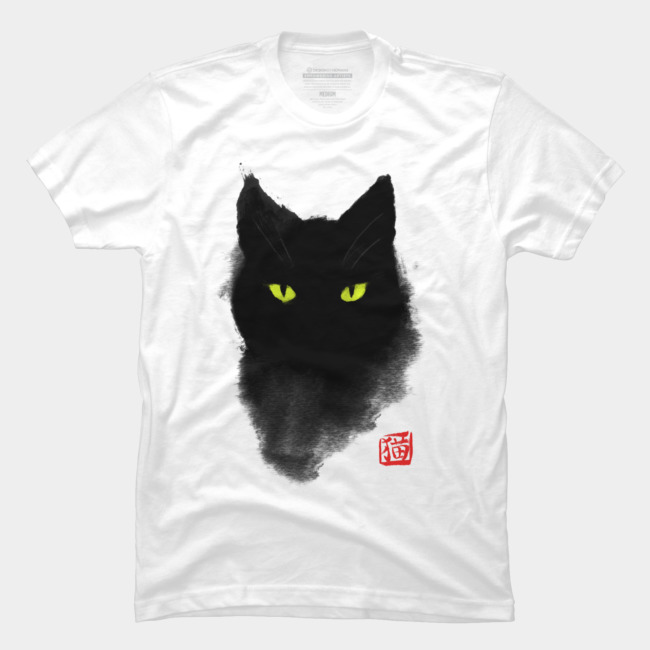 Black Cat Ink T Shirt SFA