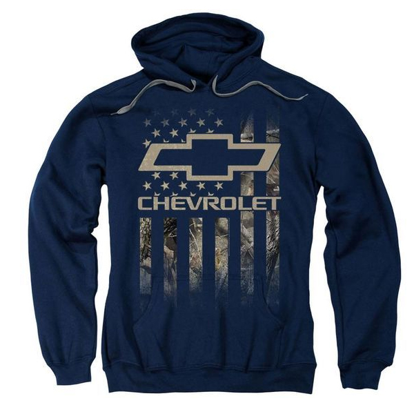 Chevrolet Camo Flag Pullover hoodie F07