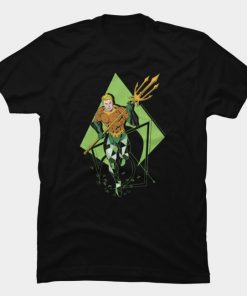 DC Comics Aquaman Green Portrait T Shirt SFA