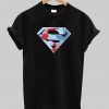 DC Comics Superman Cutout Logo T Shirt SFA