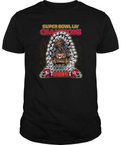 Doberman Iron Throne Super Bowl Liv Champions Chiefs T Shirt SFA
