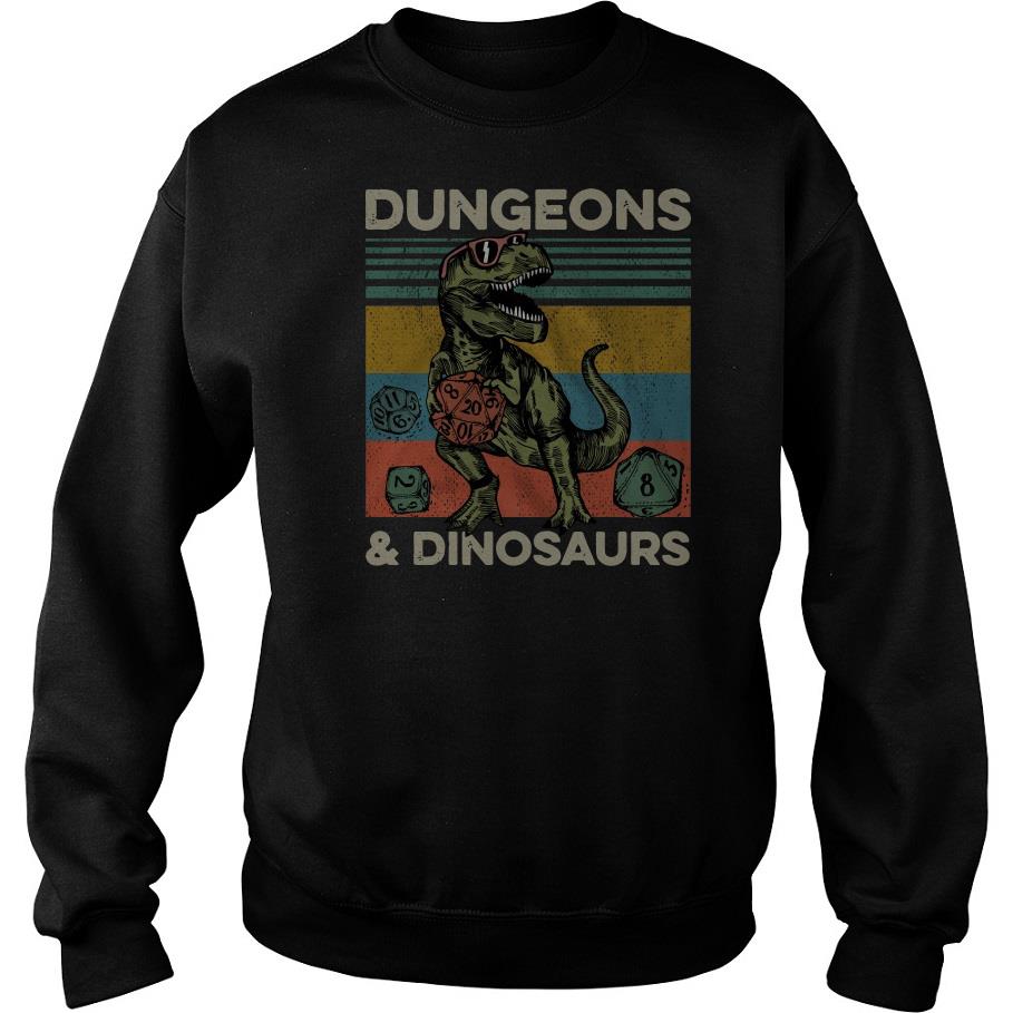 Dungeons And Dinosaurs Vintage Sweatshirt SFA