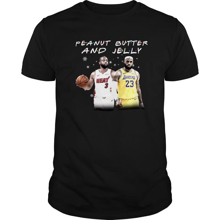 Dwyane Wade And Lebron James Peanut Butter And Jelly T Shirt SFA