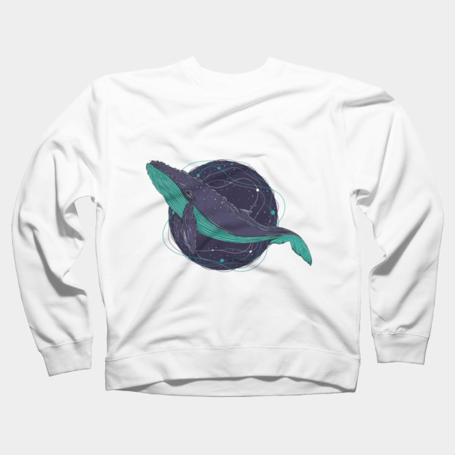 Galaxy whale Sweatshirt SFA