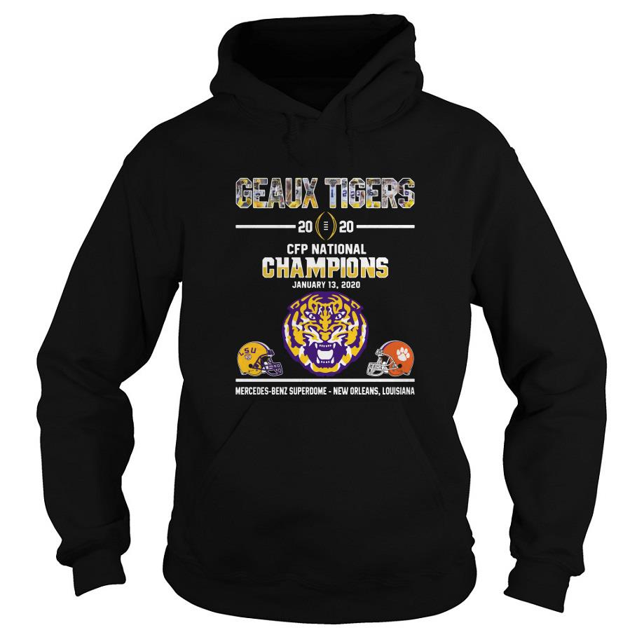Geaux Tigers 2020 Cfp National Champions Hoodie SFA