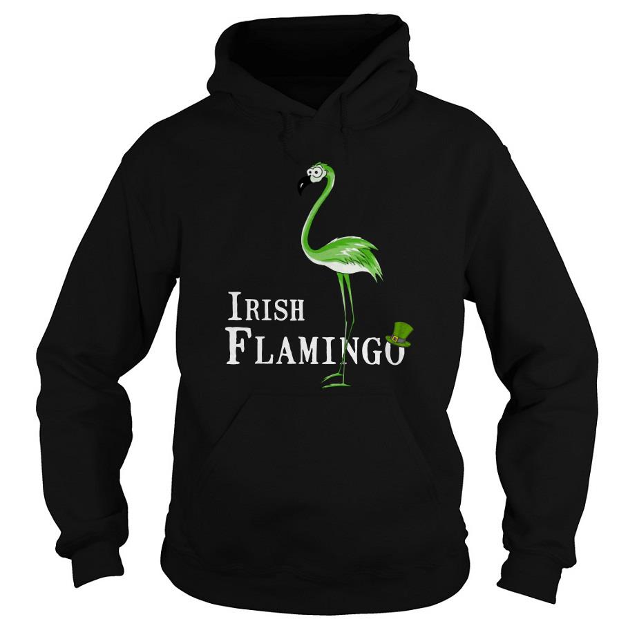 Irish Flamingo St Patrick’s Day Hoodie SFA