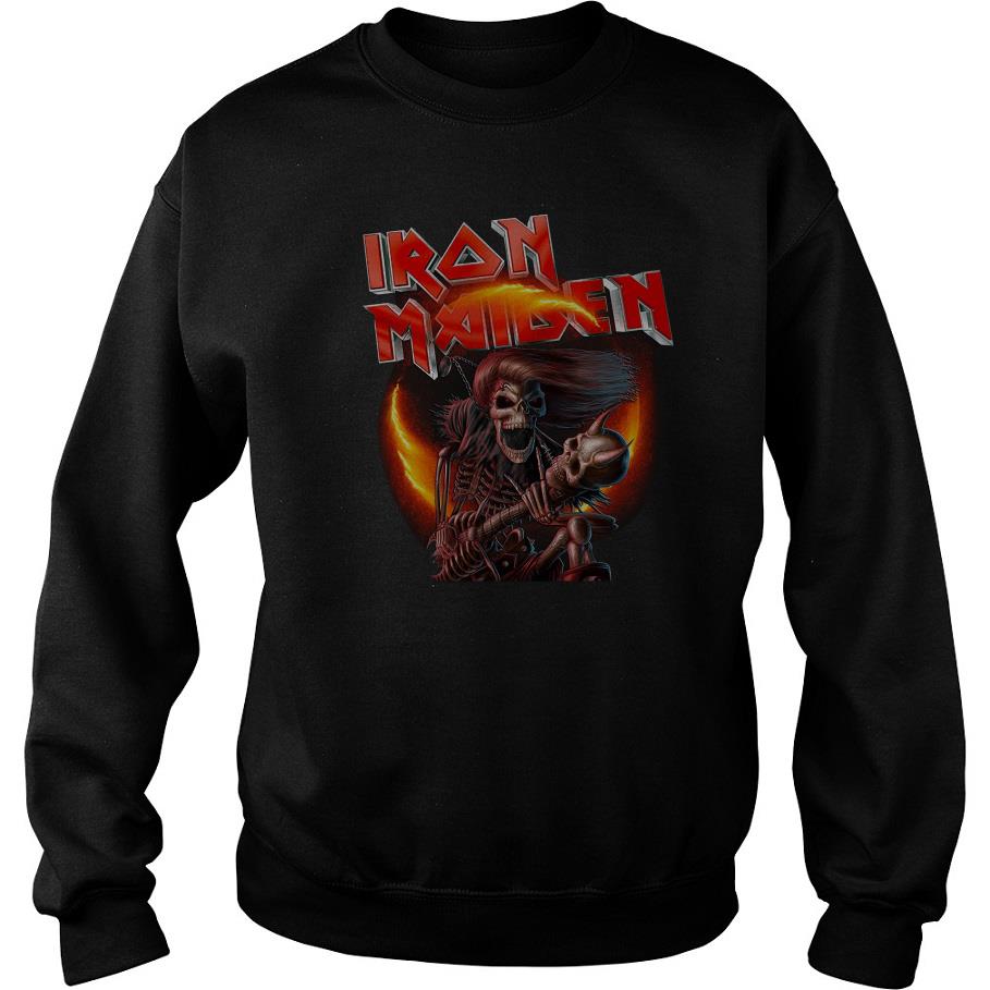 Iron Maiden Skull Hard Rock Guitar Sweatshirt SFA