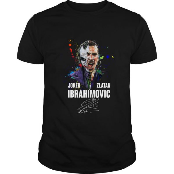 Joker Zlatan Ibrahimovic Signature T Shirt SFA