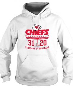 Kansas City Chiefs 31 San Francisco 49ers 20 Super Bowl Hoodie SFA