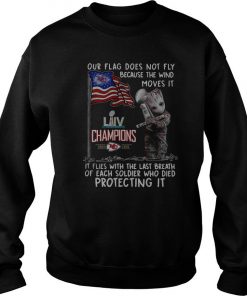 Kansas City Chiefs Groot Our Flag Does Not Fly Sweatshirt SFA