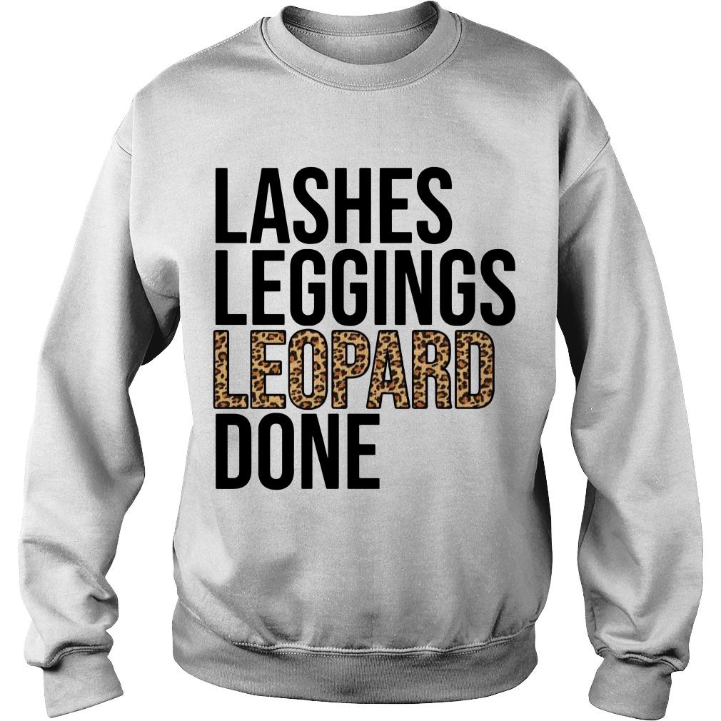 Lashes Leggings Leopard Done Sweatshirt SFA