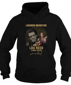 Legends Never Die Lou Reed 1942 2013 Signature Hoodie SFA