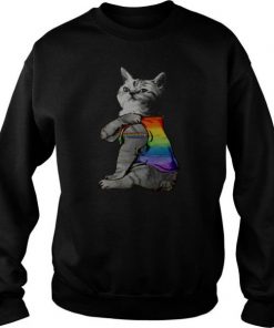 Lgbt Cat Purride Sweatshirt SFA