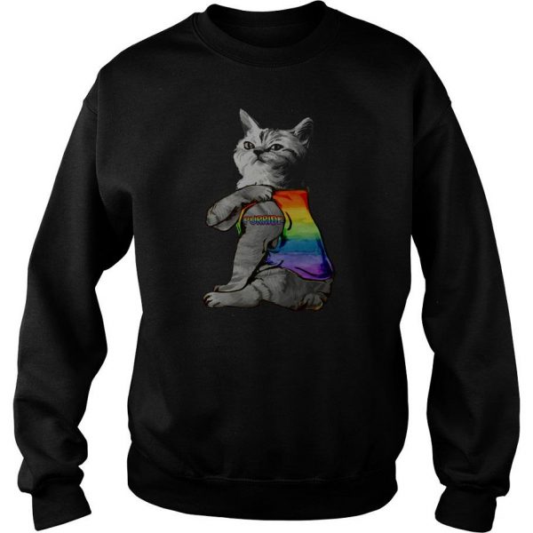 Lgbt Cat Purride Sweatshirt SFA