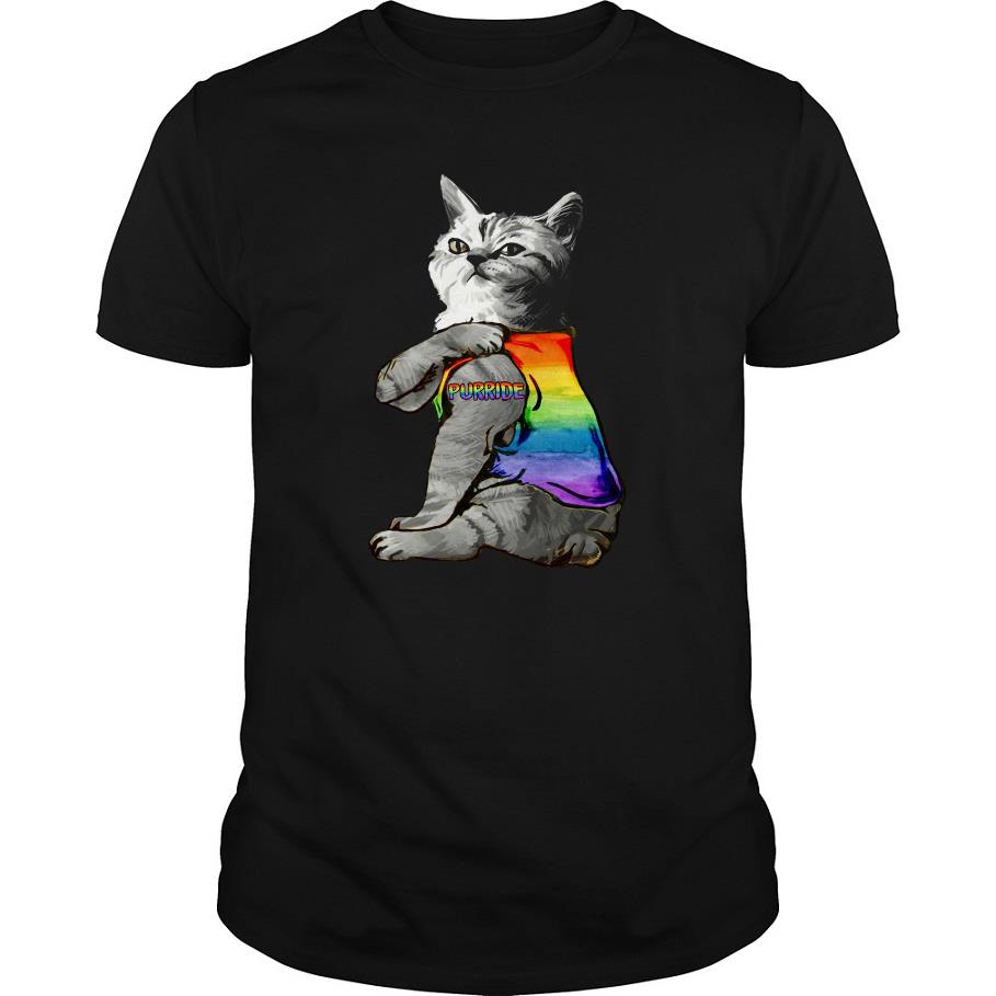 Lgbt Cat Purride T Shirt SFA