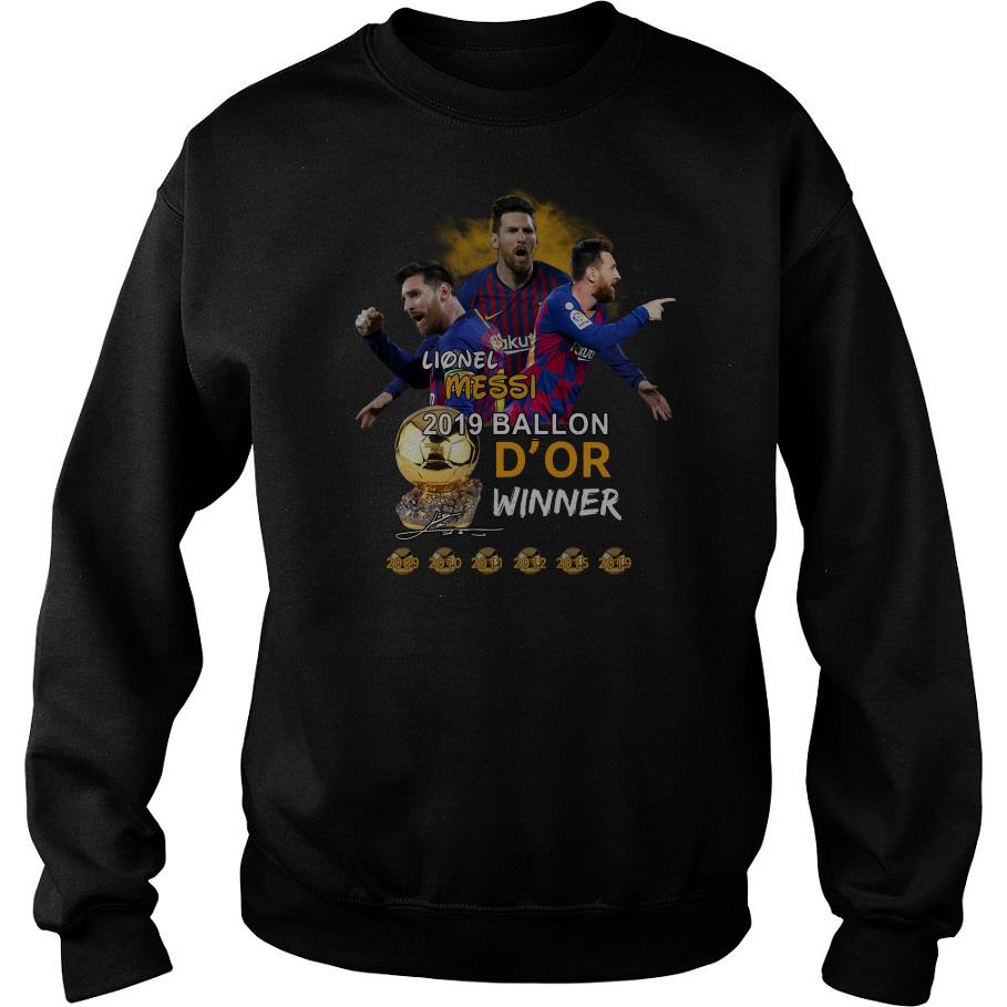Lionel Messi 2019 Ballon D’or Winner Sweatshirt SFA