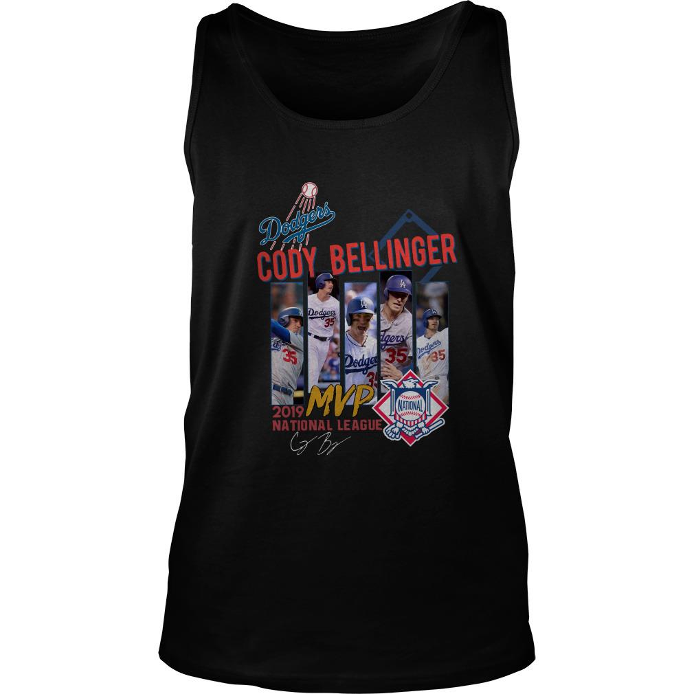 Los Angeles Dodgers Cody Bellinger Mvp 2019 National League Signature Tank Top SFA