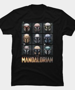 Mandalorian Helmets T Shirt SFA