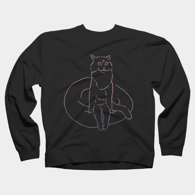Meme Cat Color Sweatshirt SFA