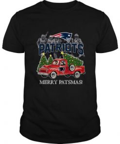 New England Patriot Truck Merry Patsmas T Shirt SFA