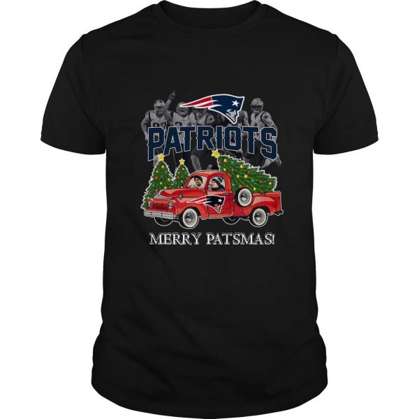 New England Patriot Truck Merry Patsmas T Shirt SFA