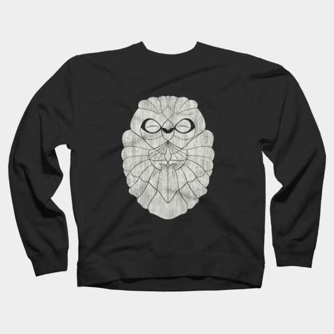 Praying Owl-White Sweatshirt SFA