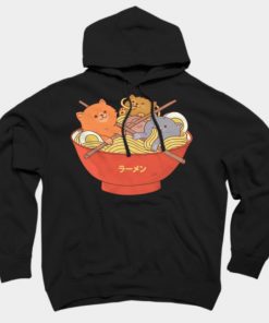 Ramen noodles and cats Hoodie SFA
