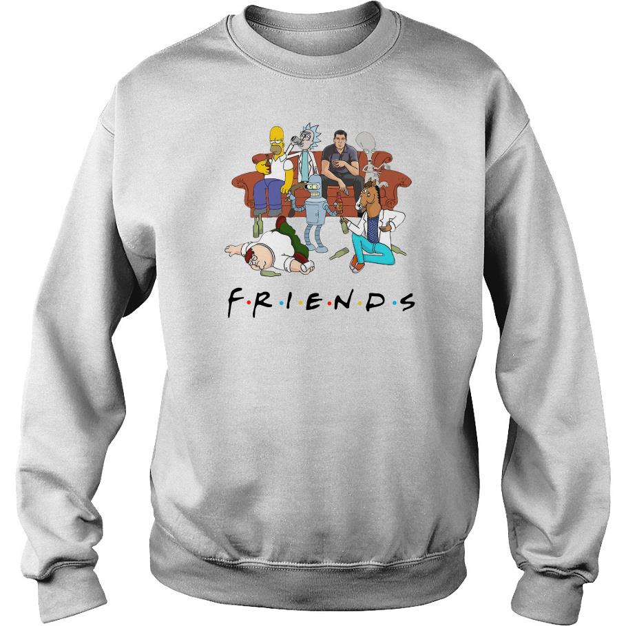Rick and Morty Pete and Roger friends Sweatshirt SFA